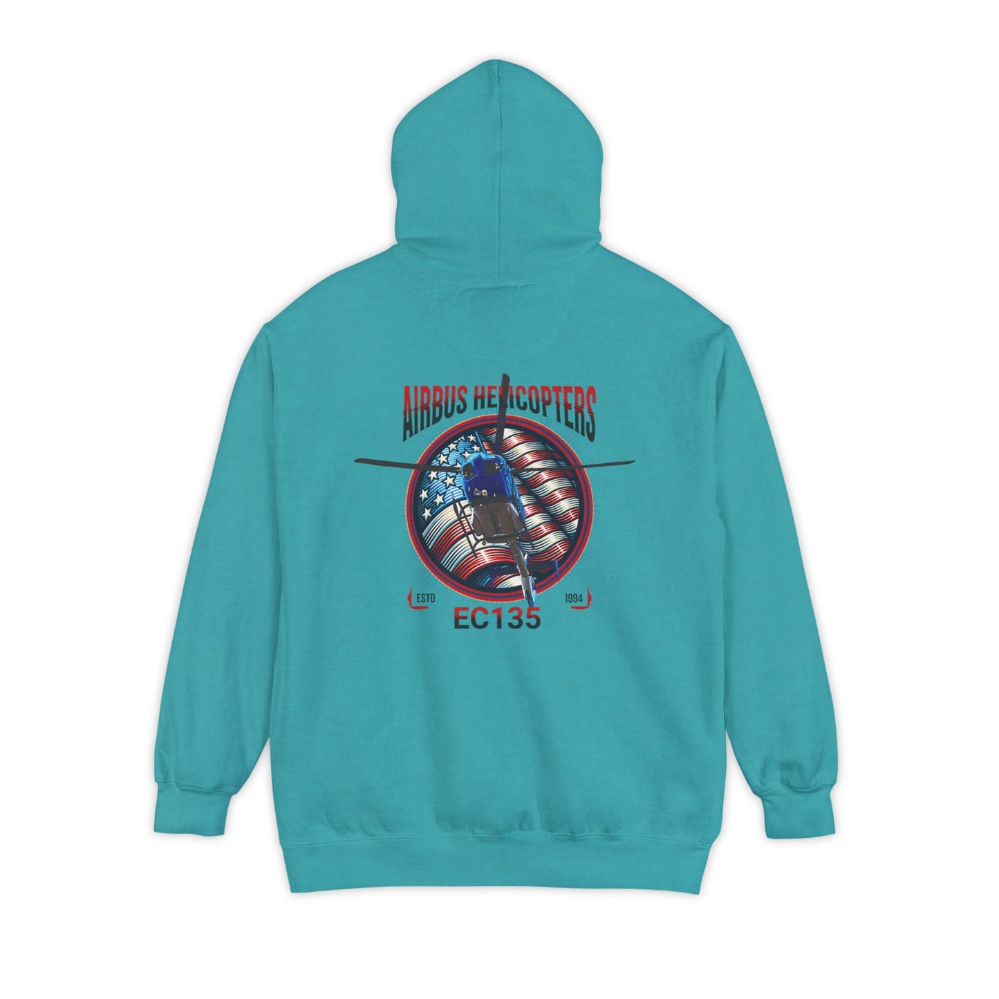 Men's, Airbus Helicopters EC135, Relaxed Fit Hoodie