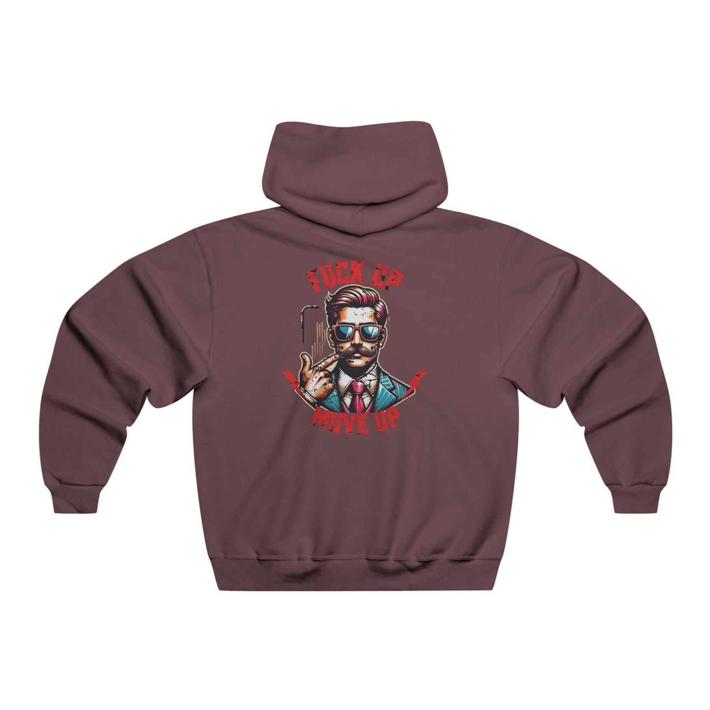 Men's, F' UP MOVE UP, Classic Fit Hooded Sweatshirt