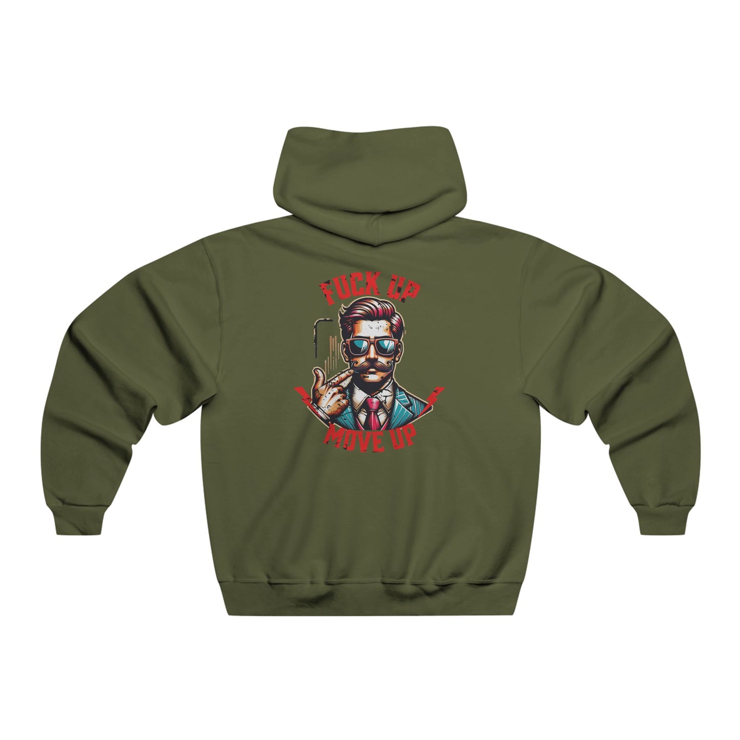 Men's, F' UP MOVE UP, Classic Fit Hooded Sweatshirt