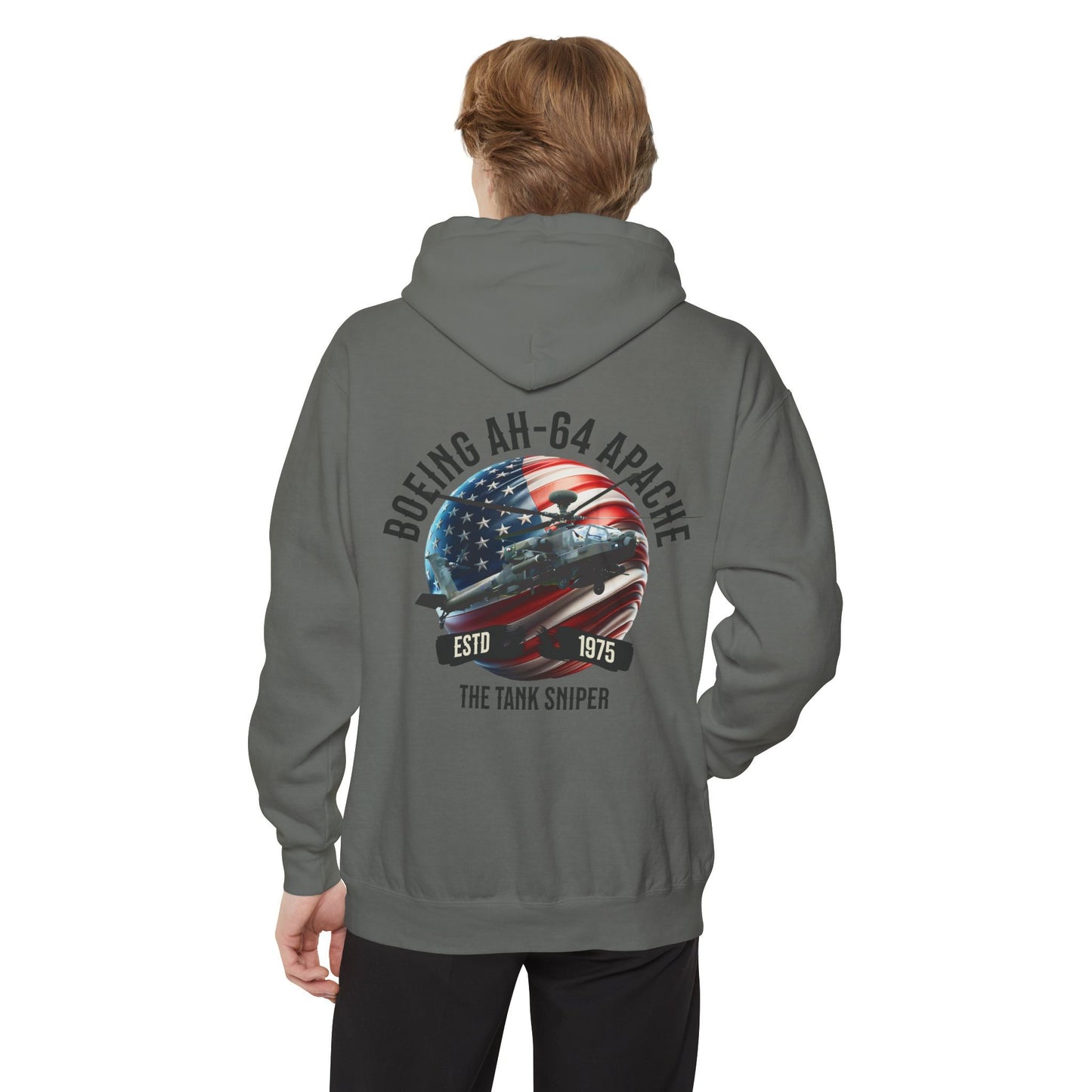 Men's, Boeing AH-64 Apache "Tank Sniper", Relaxed Fit Hoodie