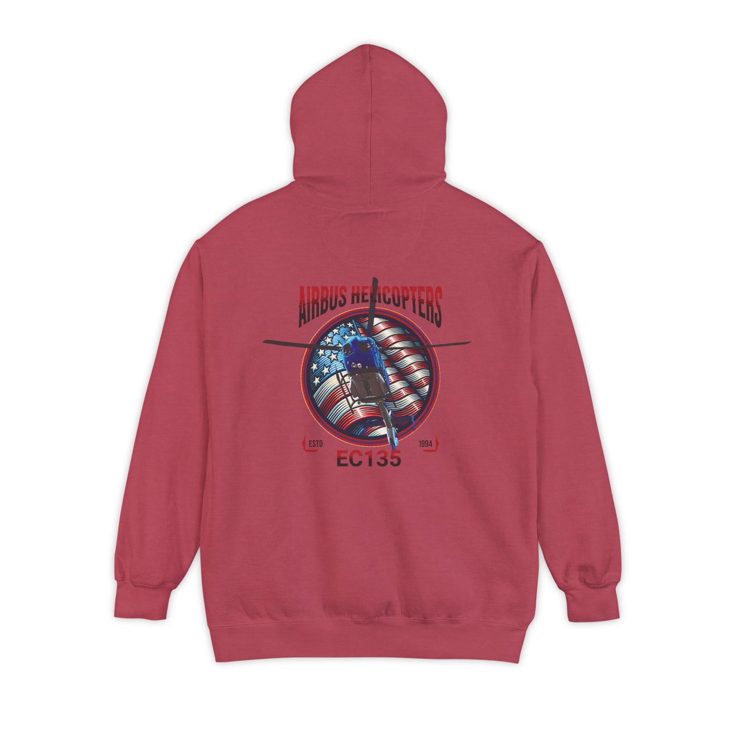 Men's, Airbus Helicopters EC135, Relaxed Fit Hoodie