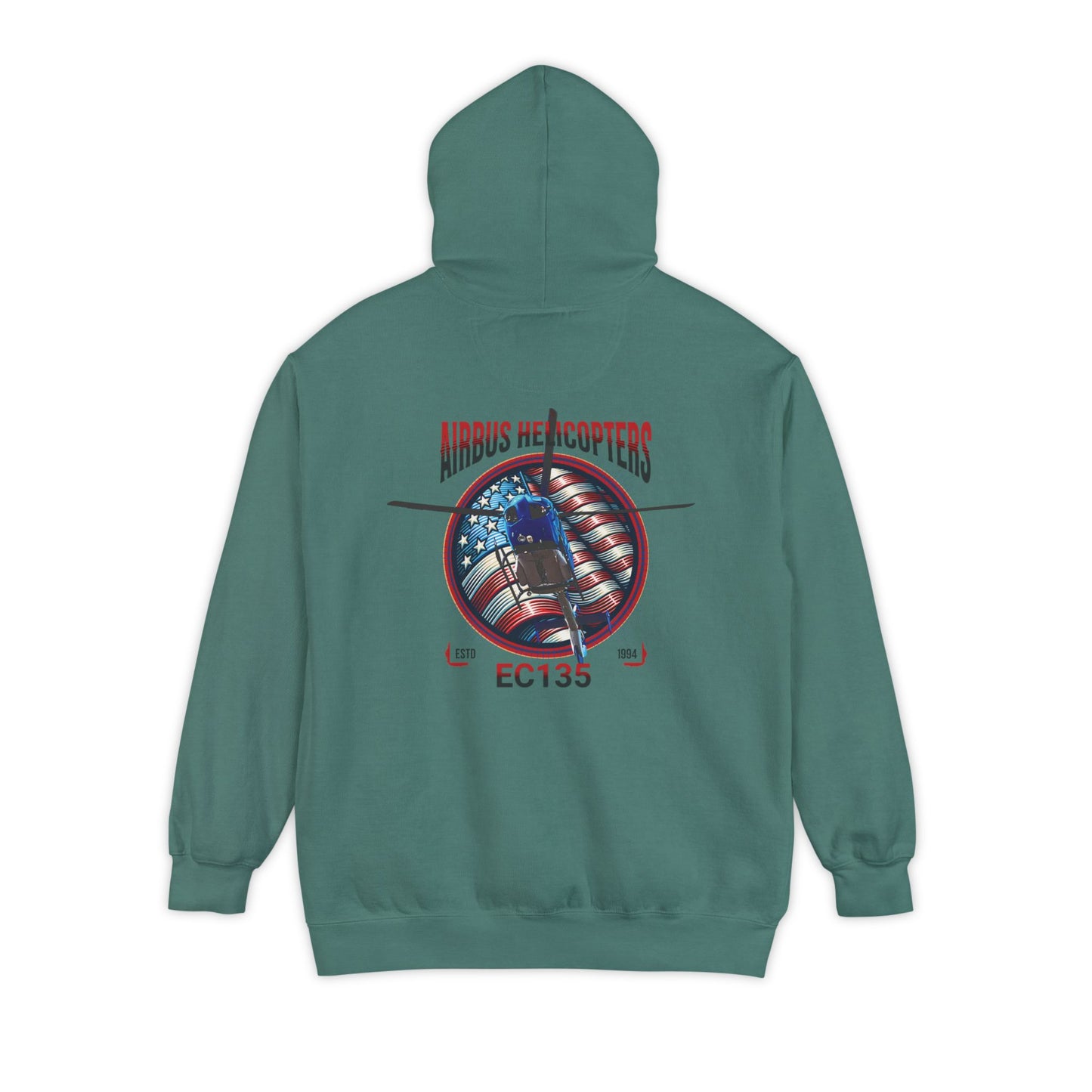 Men's, Airbus Helicopters EC135, Relaxed Fit Hoodie