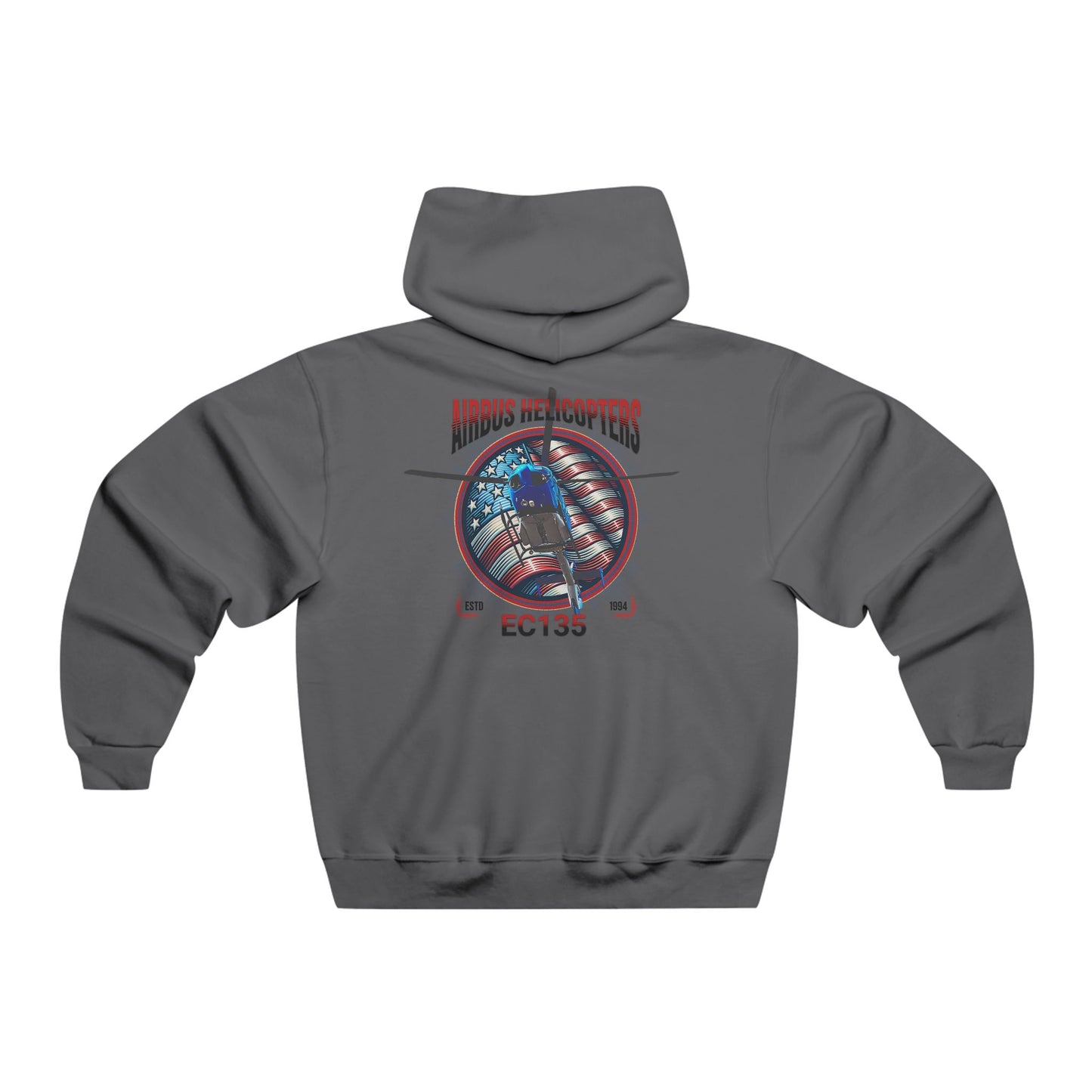 Men's, Airbus Helicopters EC135, Classic Fit Hooded Sweatshirt