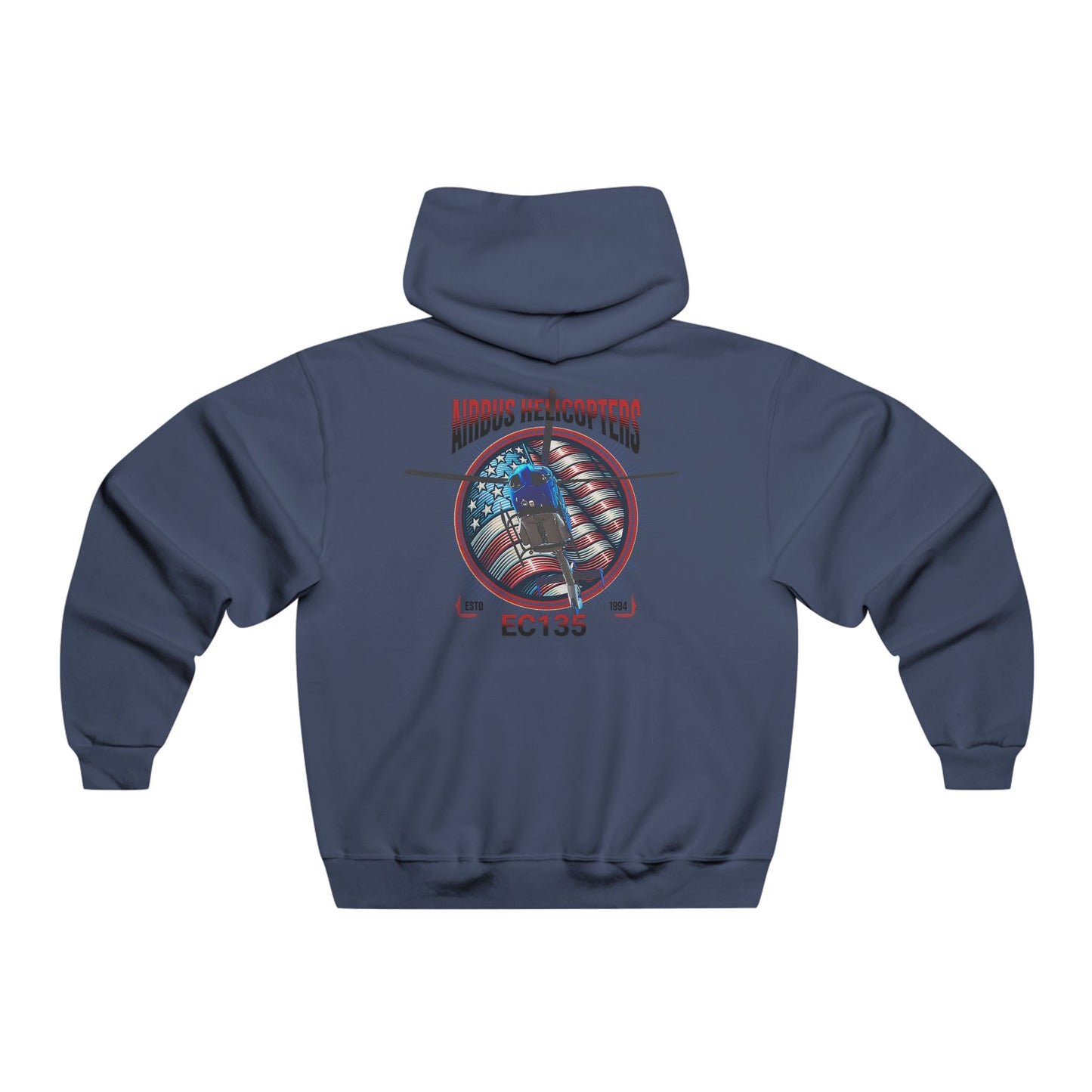 Men's, Airbus Helicopters EC135, Classic Fit Hooded Sweatshirt