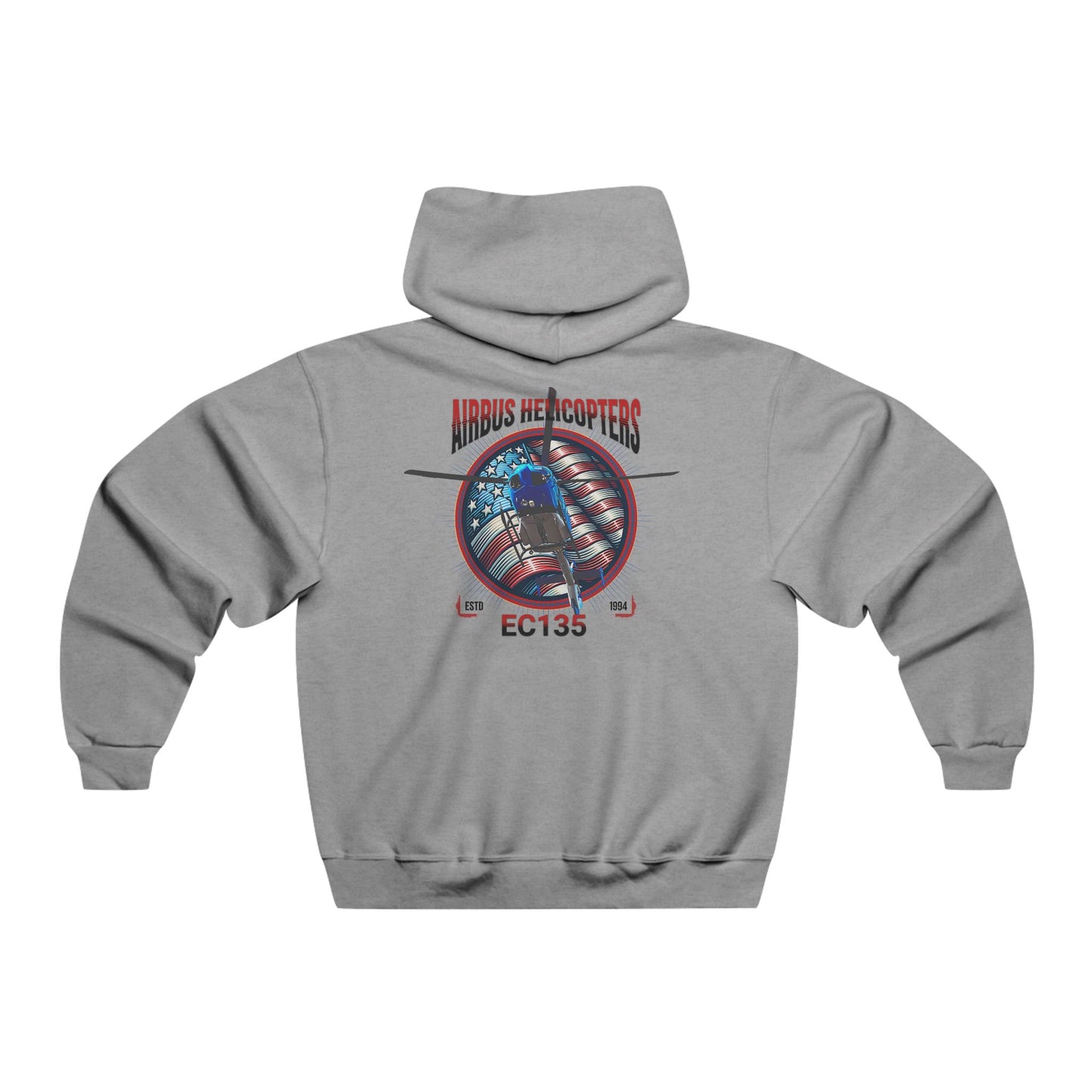 Men's, Airbus Helicopters EC135, Classic Fit Hooded Sweatshirt