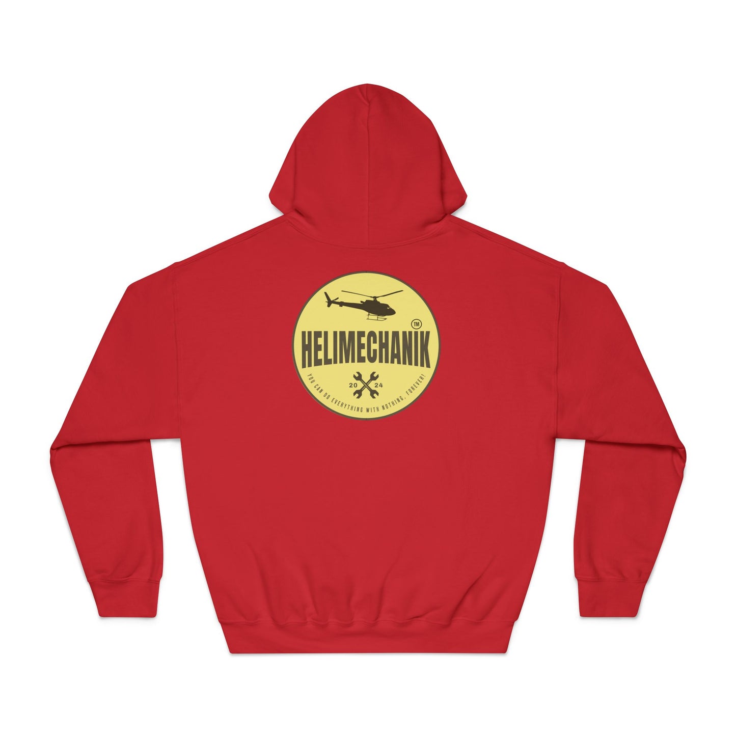 Men's, Helimechanik Patch, Classic Fit Hooded Sweatshirt