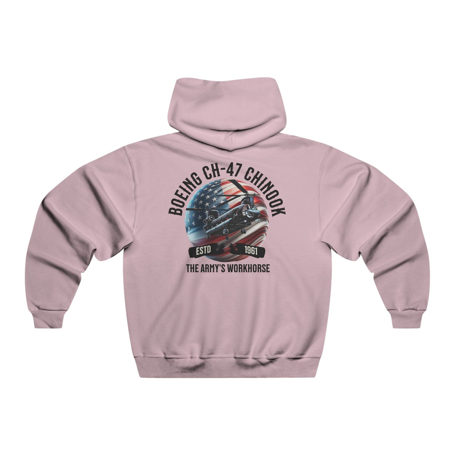 Men's, Boeing CH-47 "The Army"s Workhorse", Classic Fit Hooded Sweatshirt
