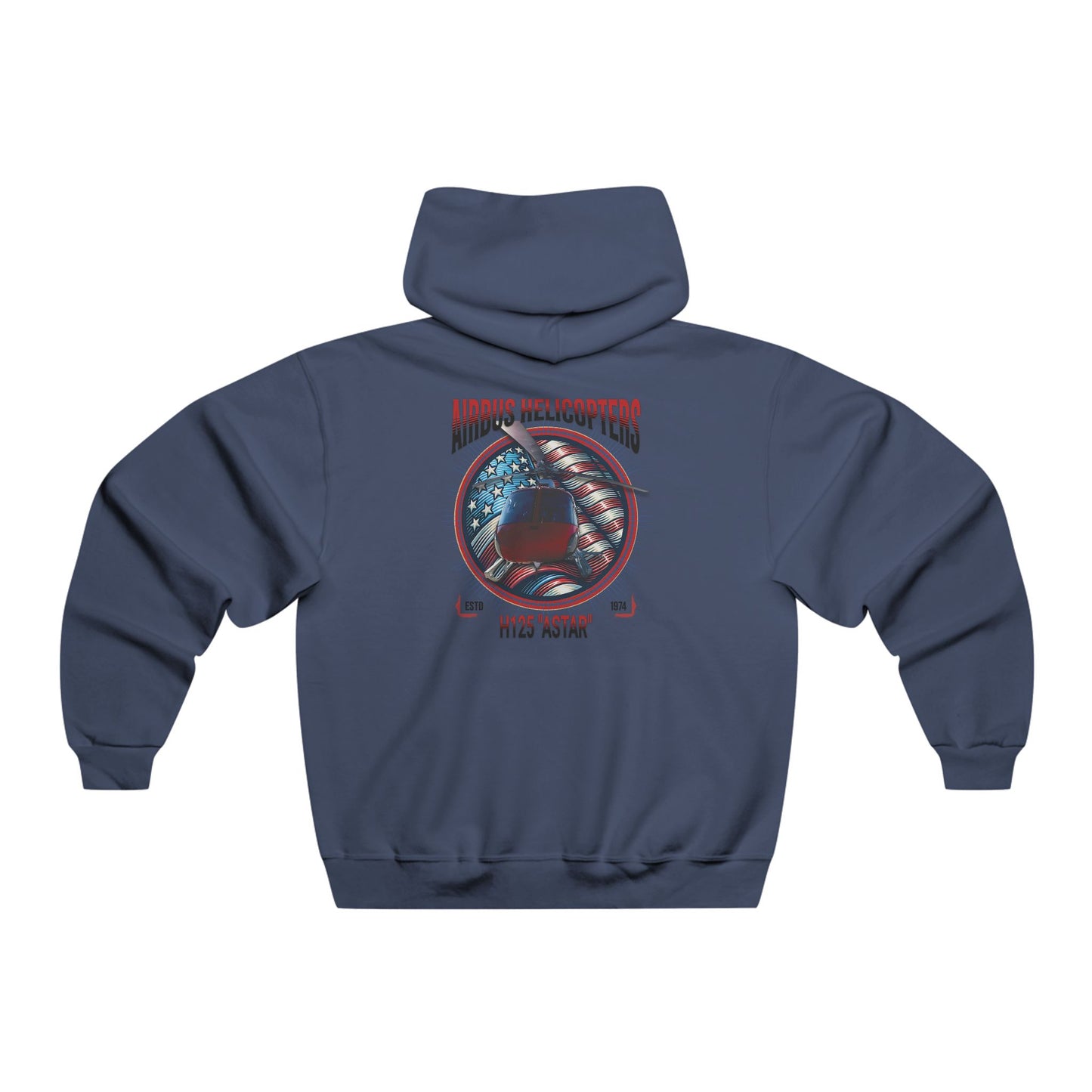 Men's, Airbus Helicopters H125, Classic Fit Hooded Sweatshirt