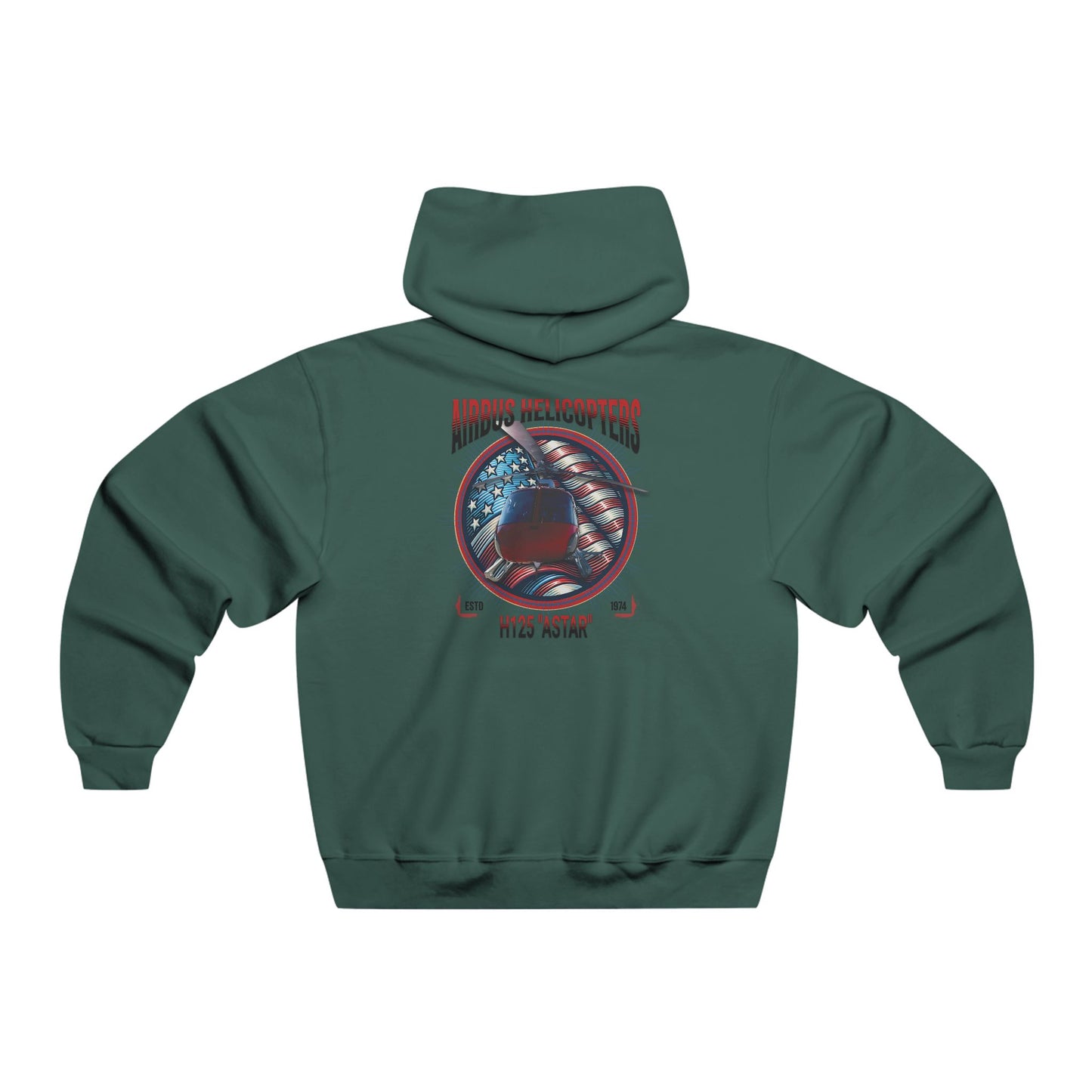 Men's, Airbus Helicopters H125, Classic Fit Hooded Sweatshirt