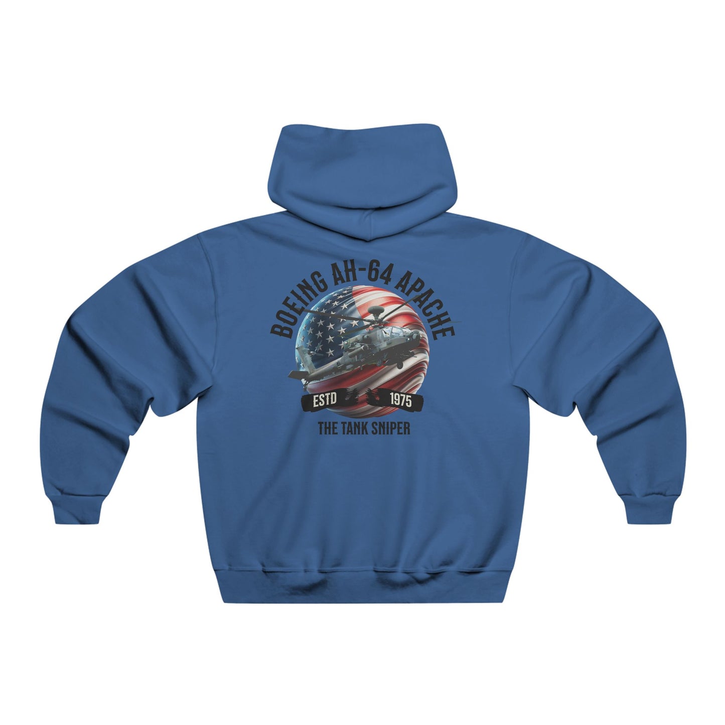 Men's, Boeing AH-64 Apache "Tank Sniper", Classic Fit Hooded Sweatshirt