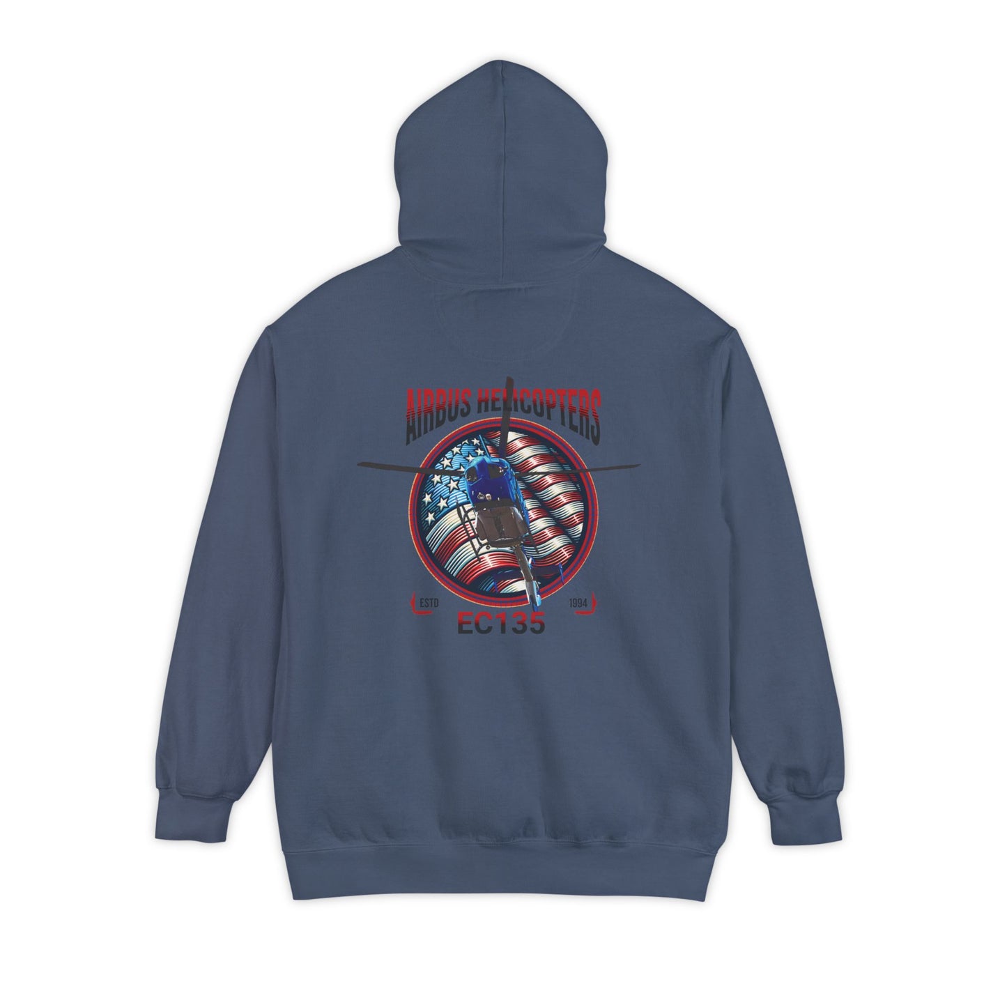 Men's, Airbus Helicopters EC135, Relaxed Fit Hoodie