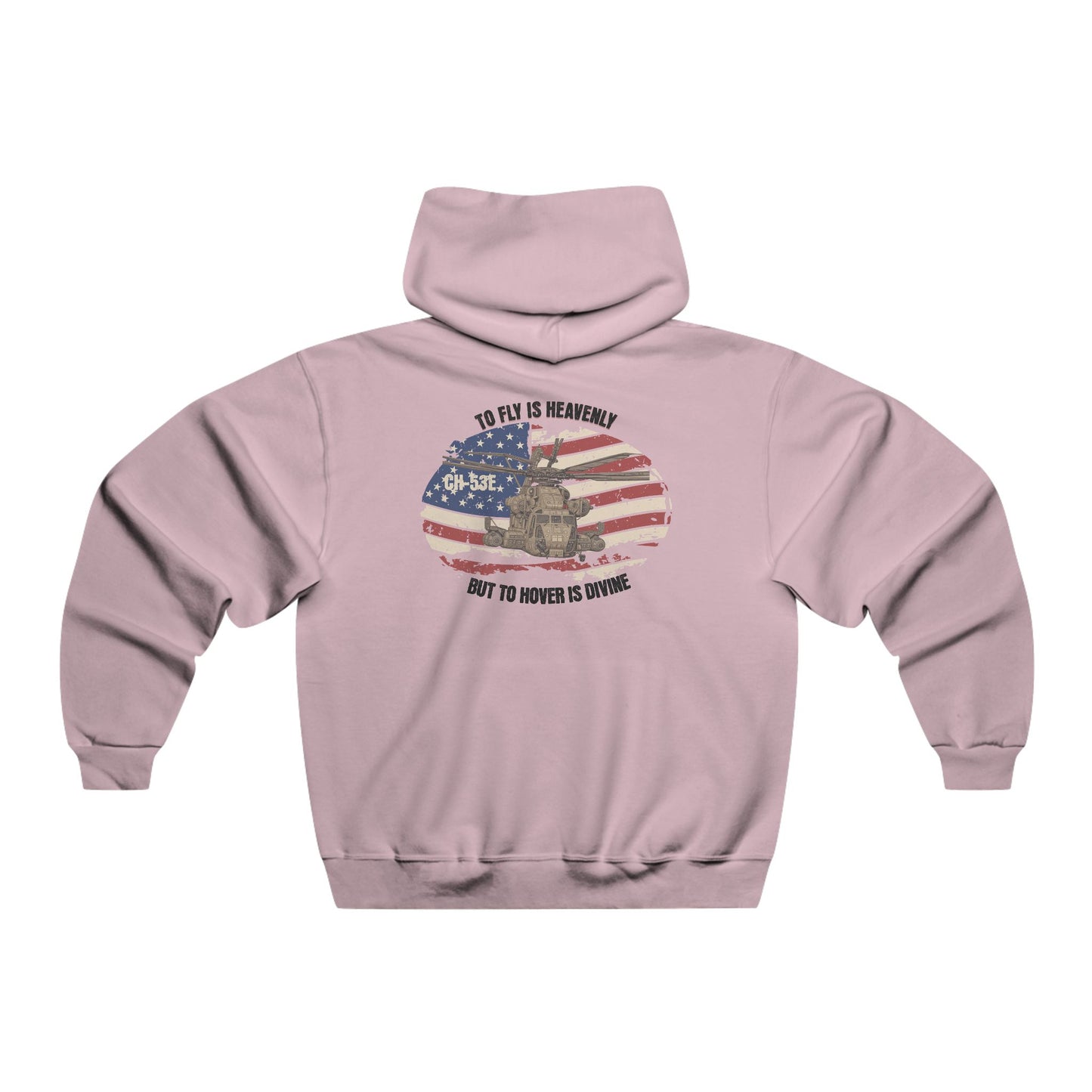 Men's, CH-53E "TO HOVER IS DIVINE", Classic Fit Hooded Sweatshirt