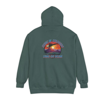 Men's, Flying in Colorado, Relaxed Fit Hoodie