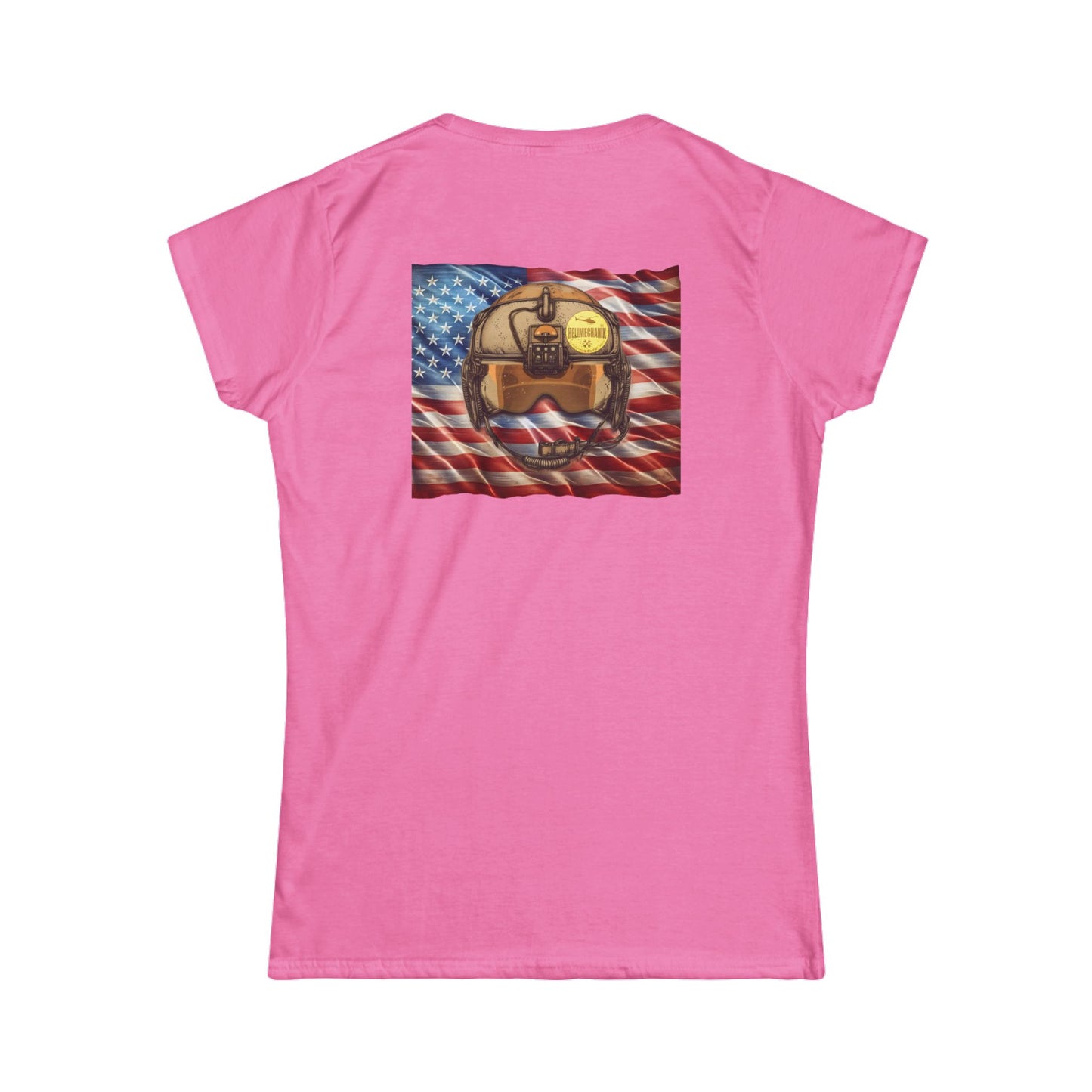 Women's, Flight Helmet with Patch Softstyle Tee