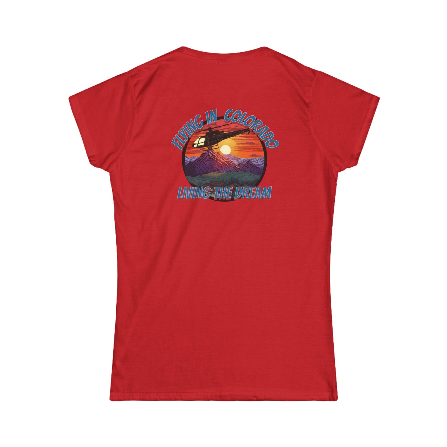 Women's, Flying in Colorado Softstyle Tee