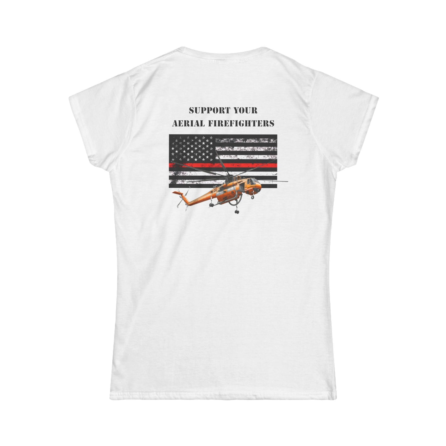 Women's, Support your Aerial Firefighter, Softstyle Tee