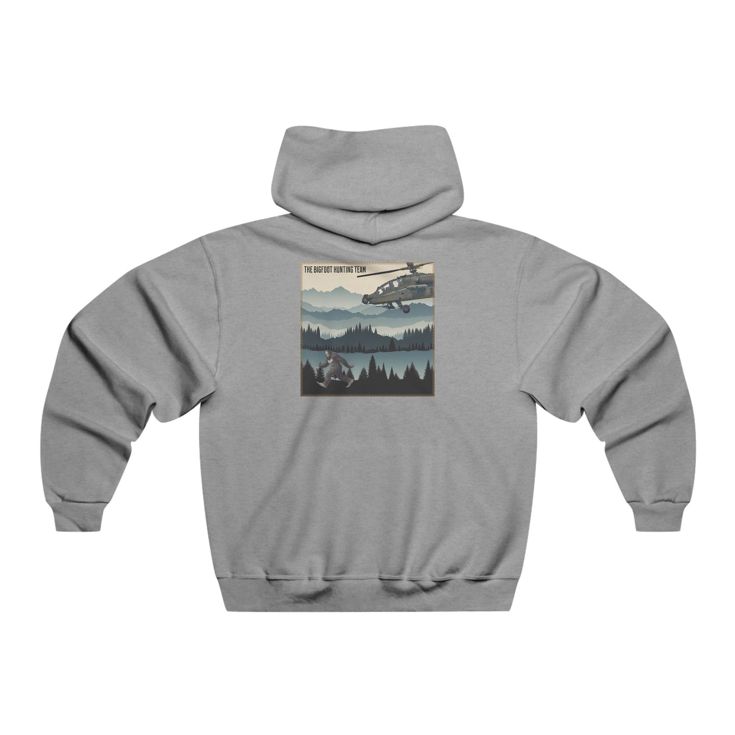 Men's, The Bigfoot Hunting Team, Classic Fit Hooded Sweatshirt