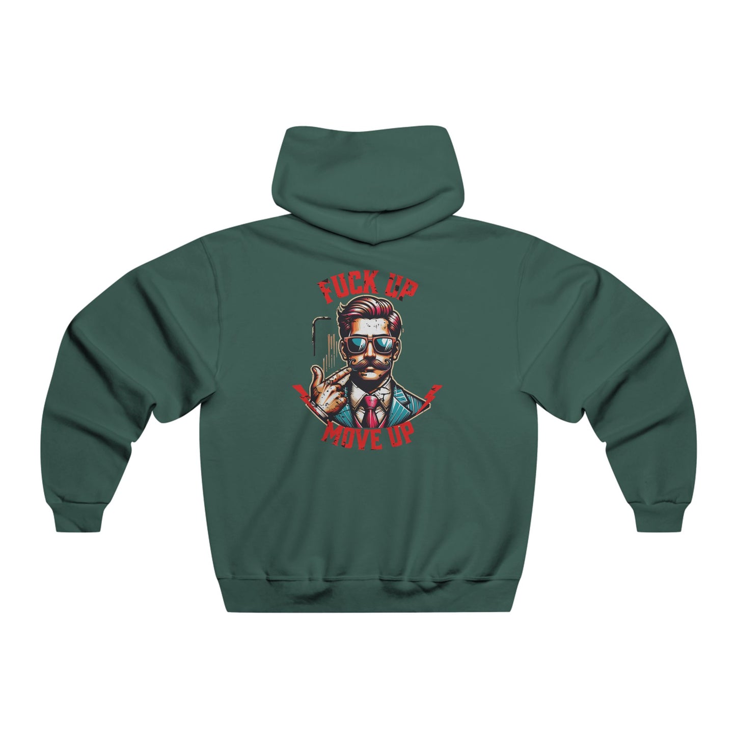 Men's, F' UP MOVE UP, Classic Fit Hooded Sweatshirt