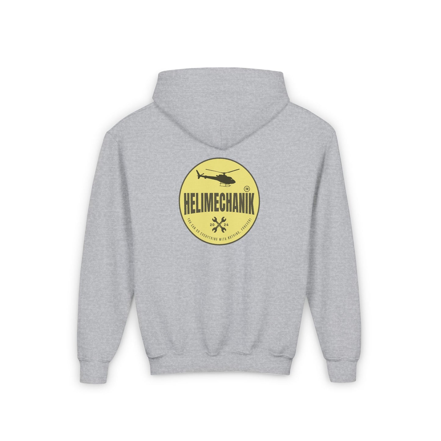 Youth, Helimechanik Patch Heavy Blend Hooded Sweatshirt