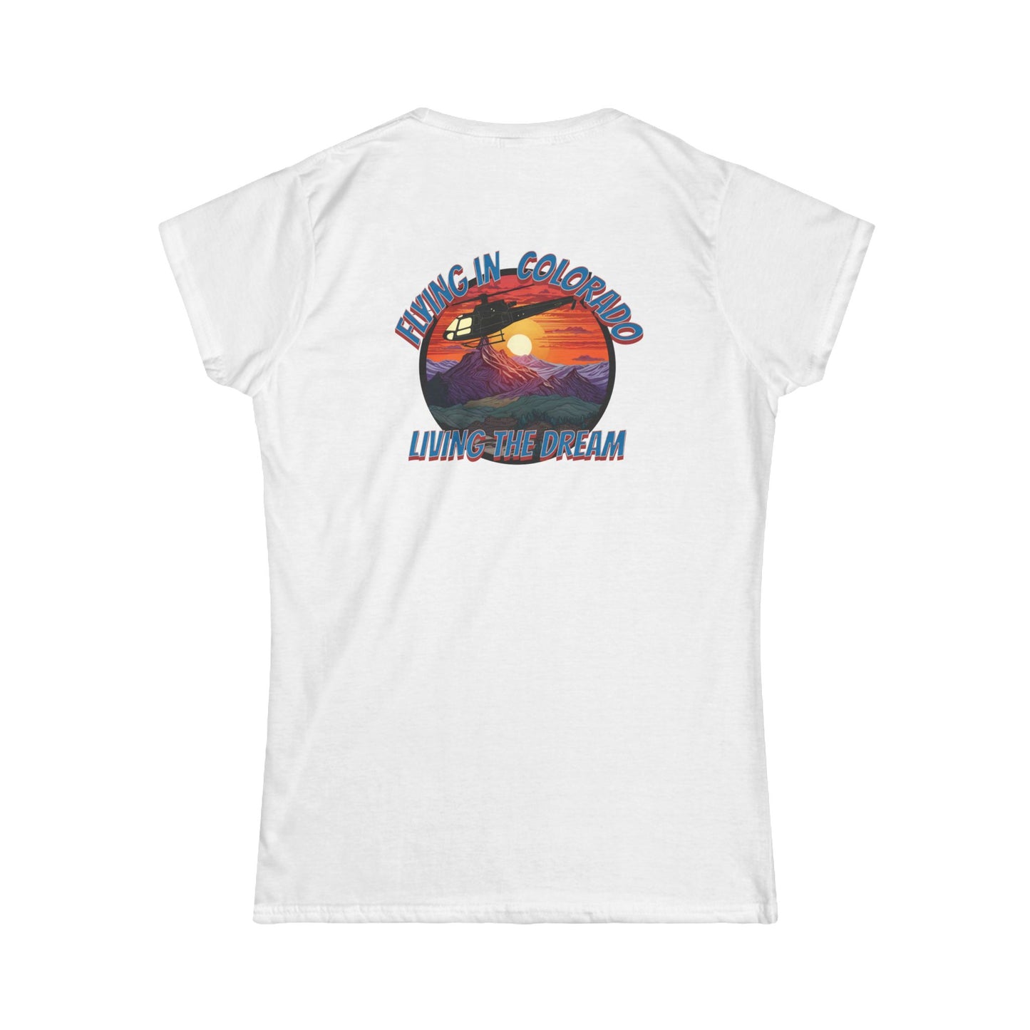 Women's, Flying in Colorado Softstyle Tee