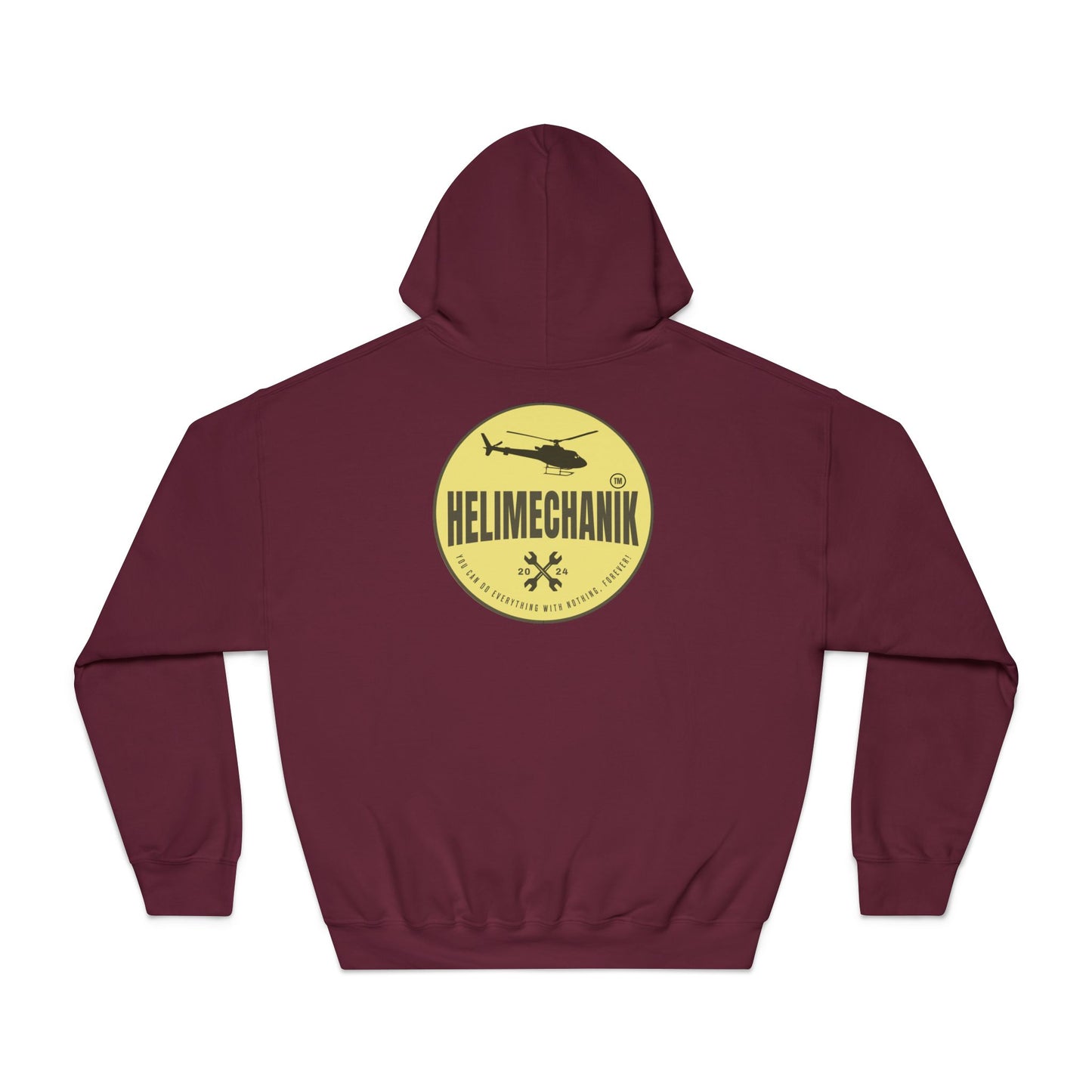 Men's, Helimechanik Patch, Classic Fit Hooded Sweatshirt