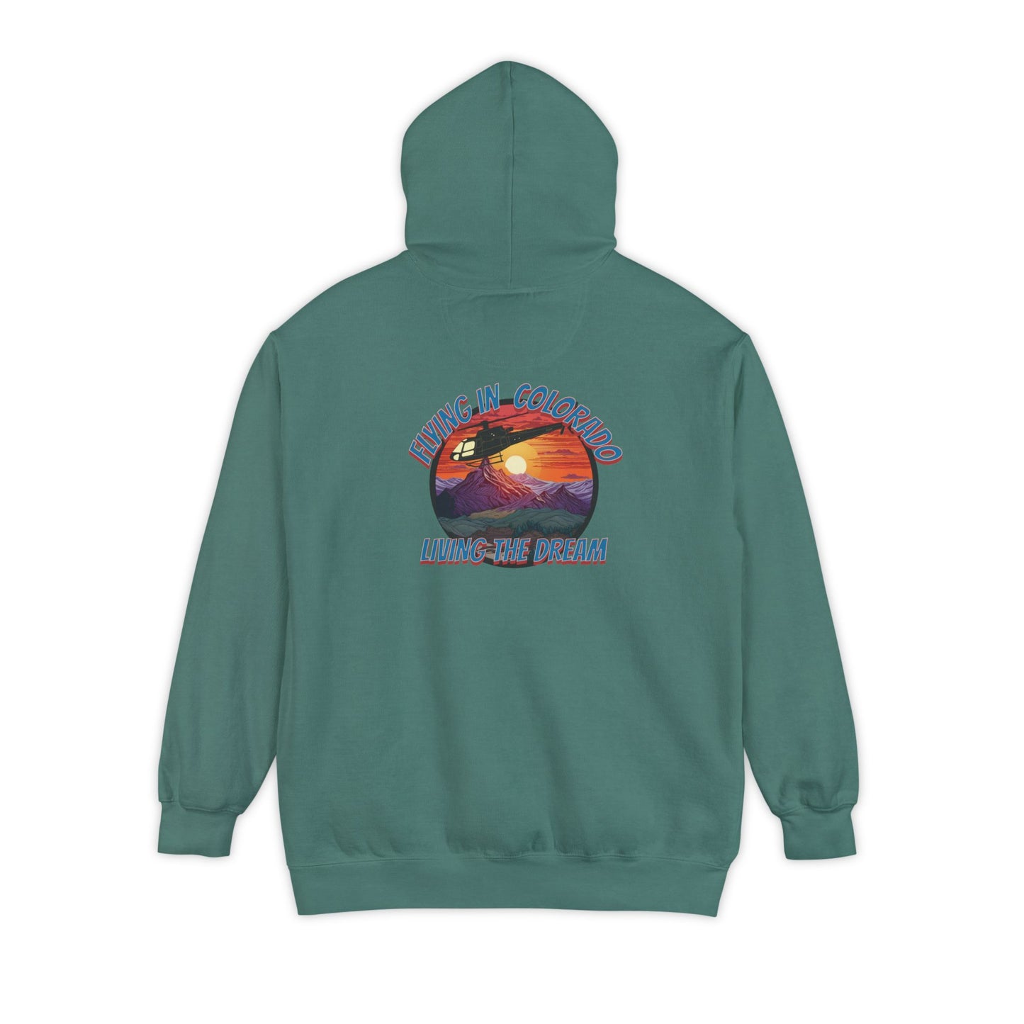 Men's, Flying in Colorado, Relaxed Fit Hoodie