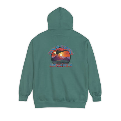 Men's, Flying in Colorado, Relaxed Fit Hoodie