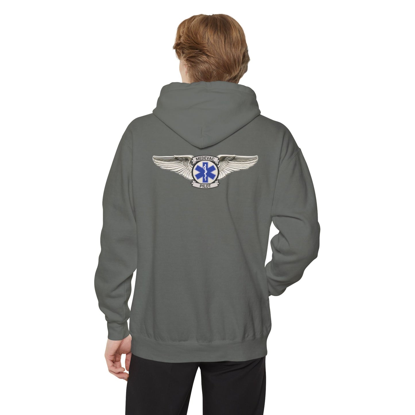 Men's, MEDEVAC Wings - Pilot, Relaxed Fit Hoodie