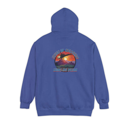 Men's, Flying in Colorado, Relaxed Fit Hoodie