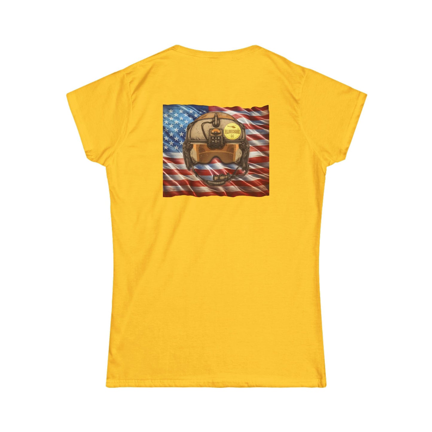 Women's, Flight Helmet with Patch Softstyle Tee