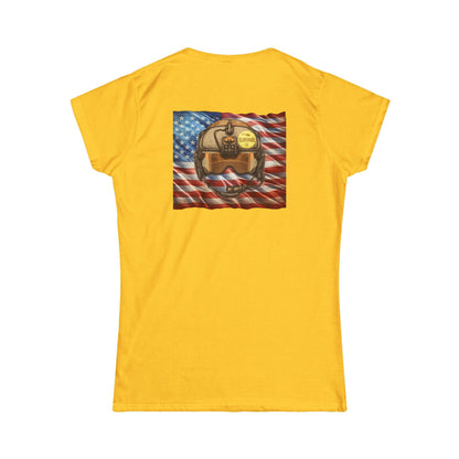 Women's, Flight Helmet with Patch Softstyle Tee
