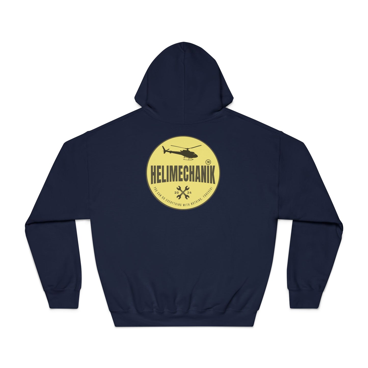 Men's, Helimechanik Patch, Classic Fit Hooded Sweatshirt