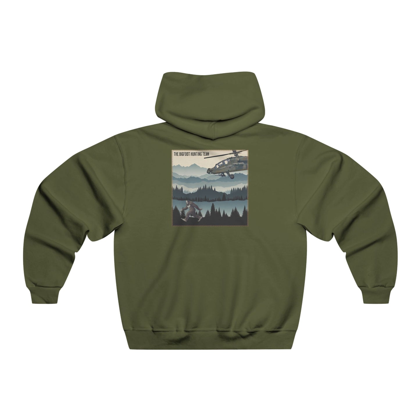 Men's, The Bigfoot Hunting Team, Classic Fit Hooded Sweatshirt