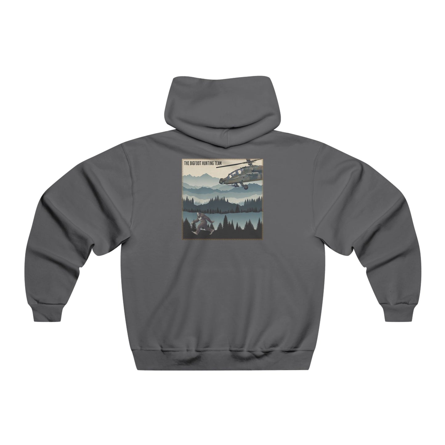 Men's, The Bigfoot Hunting Team, Classic Fit Hooded Sweatshirt