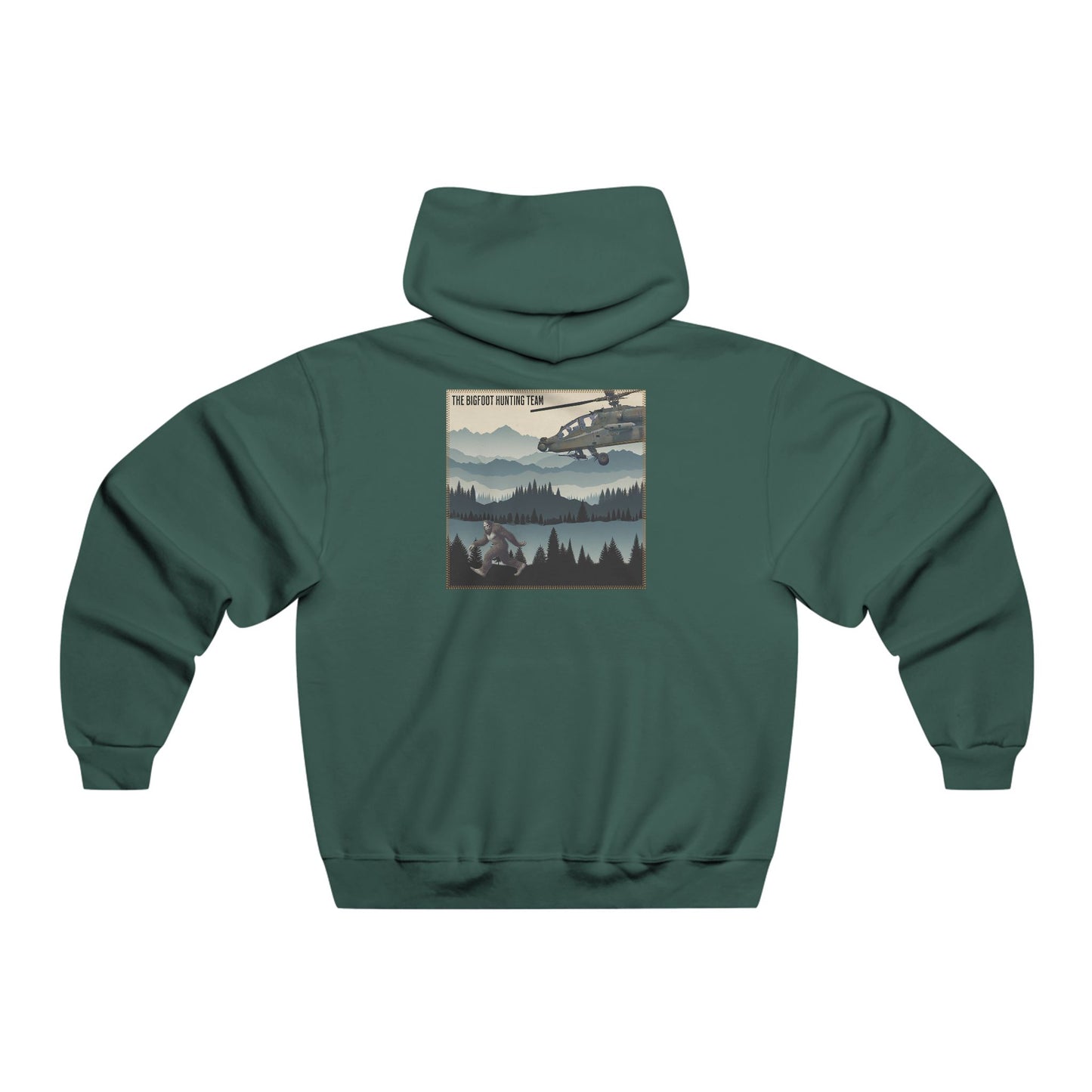 Men's, The Bigfoot Hunting Team, Classic Fit Hooded Sweatshirt