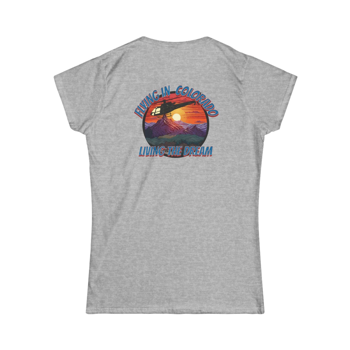 Women's, Flying in Colorado Softstyle Tee