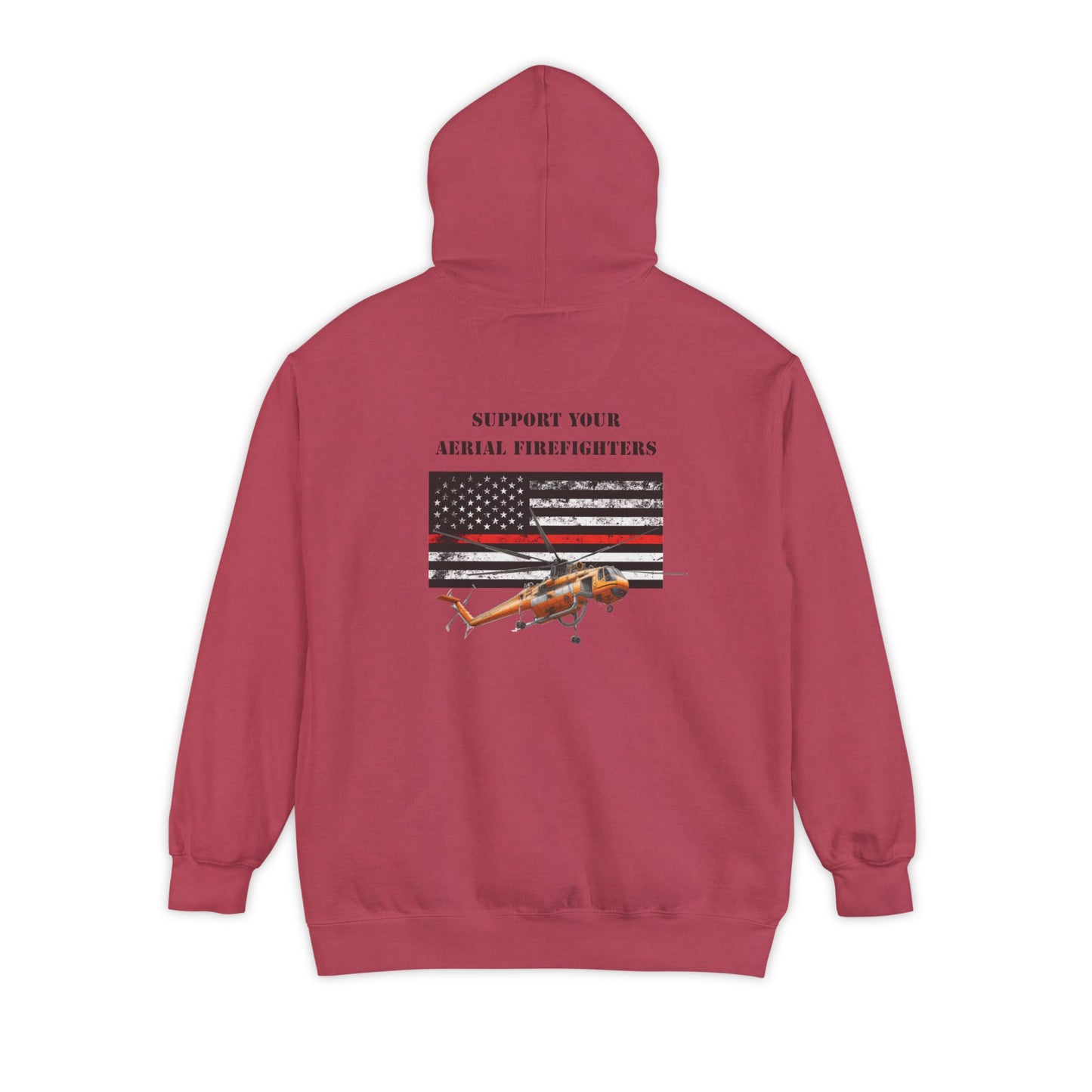 Men's, Support your Aerial Firefighters, Relaxed Fit Hoodie