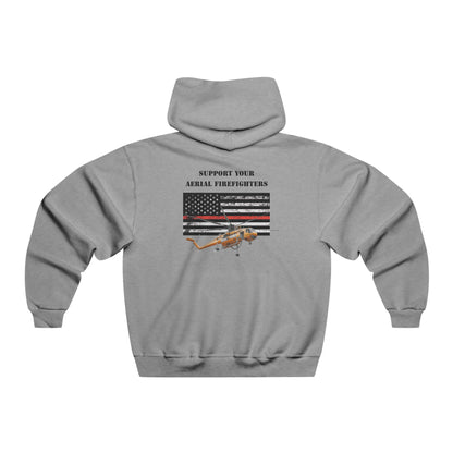 Men's, Support your Aerial Firefighter, Classic Fit Hooded Sweatshirt