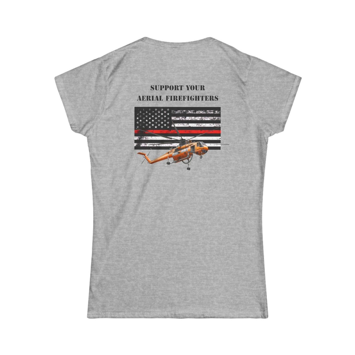 Women's, Support your Aerial Firefighter, Softstyle Tee