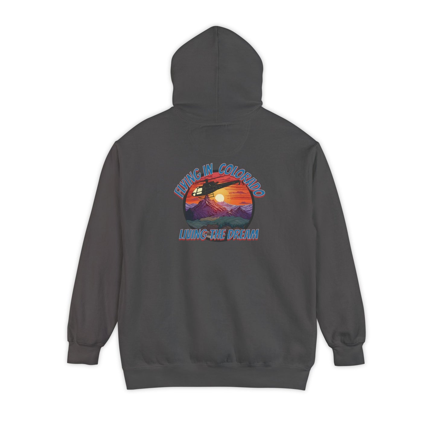 Men's, Flying in Colorado, Relaxed Fit Hoodie