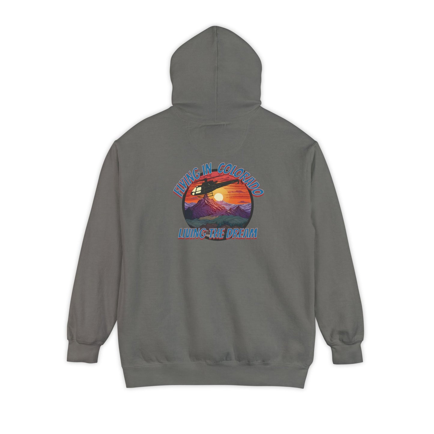 Men's, Flying in Colorado, Relaxed Fit Hoodie