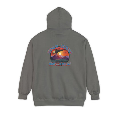 Men's, Flying in Colorado, Relaxed Fit Hoodie