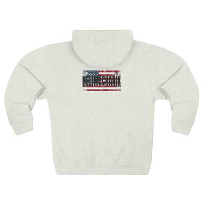 Women's, US Flag Zip Hoodie