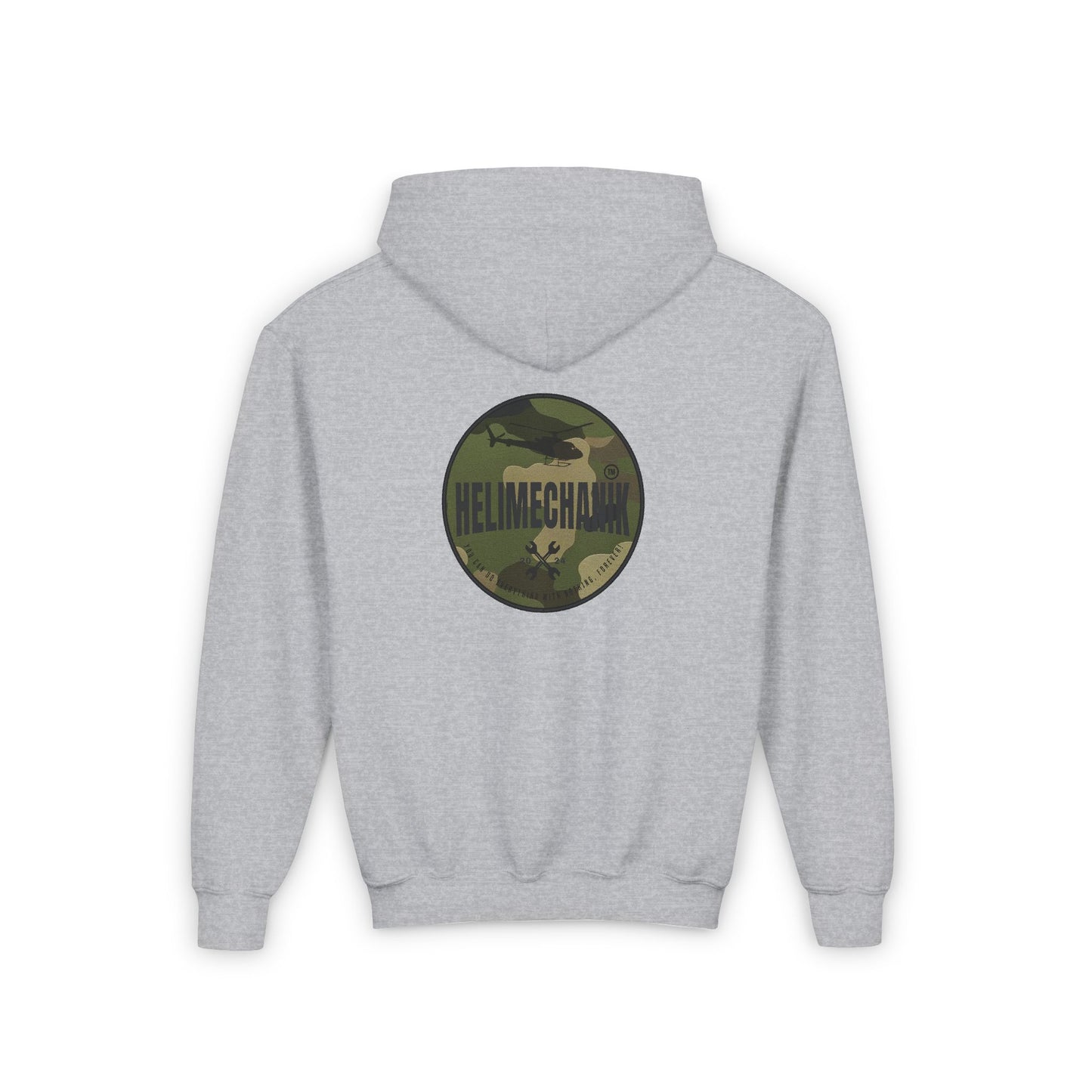 Youth, Helimechanik Patch Multicam Heavy Blend Hooded Sweatshirt