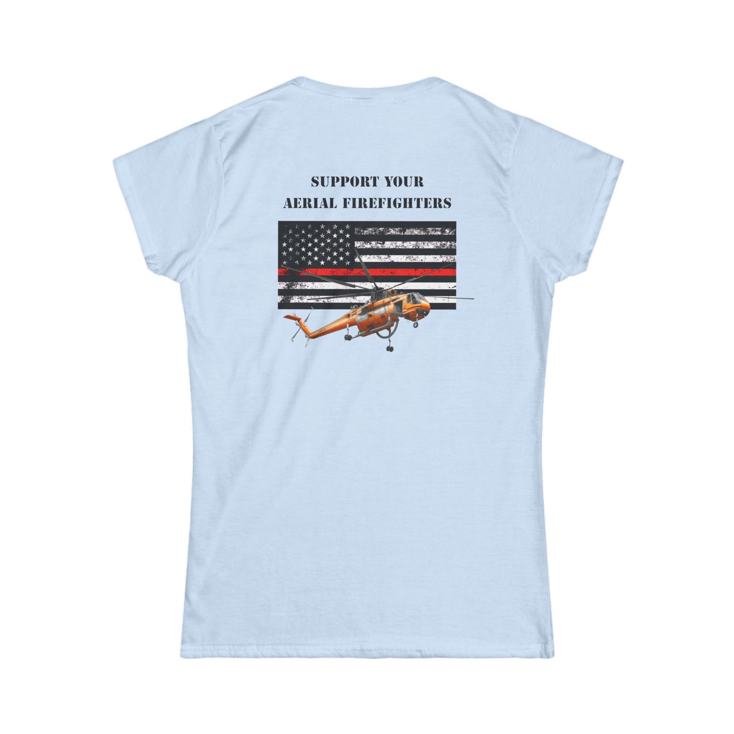 Women's, Support your Aerial Firefighter, Softstyle Tee