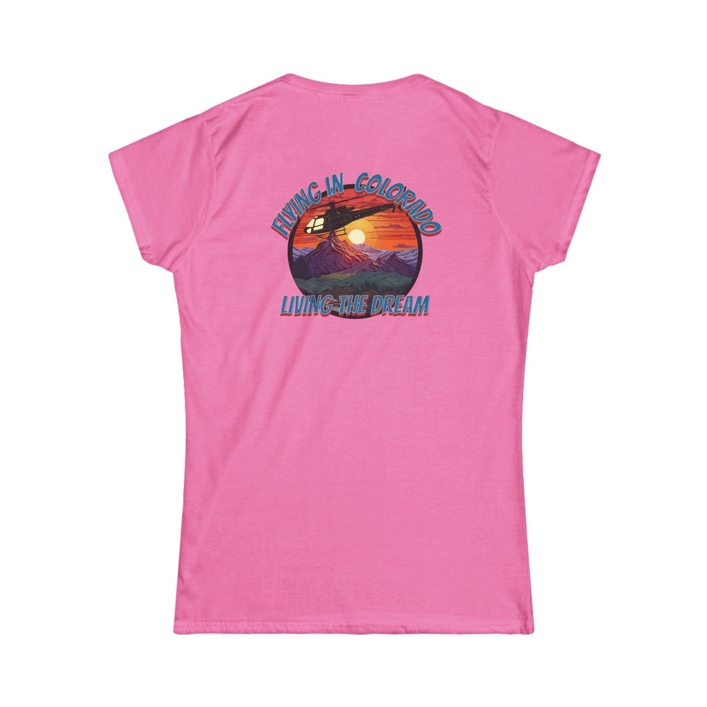 Women's, Flying in Colorado Softstyle Tee