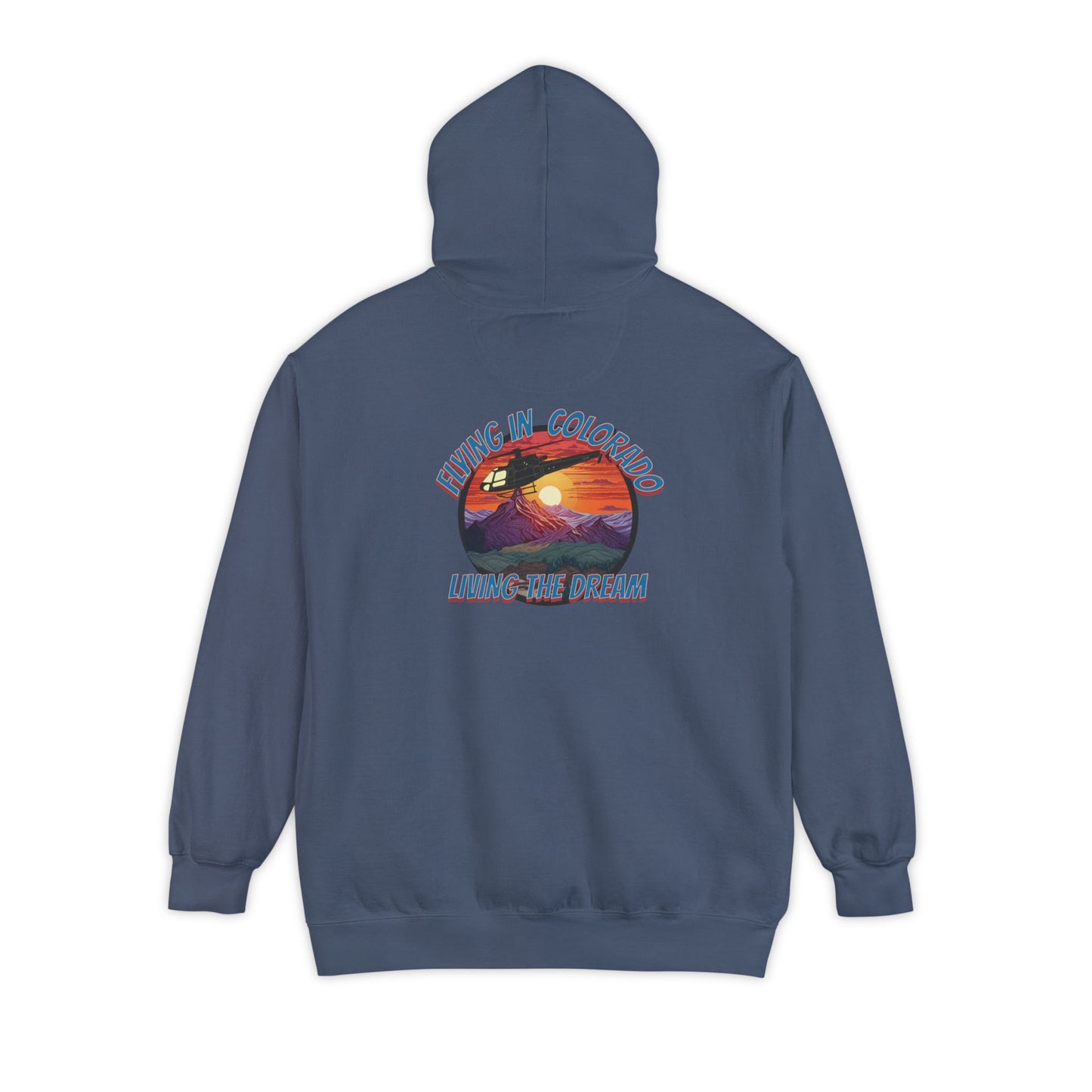 Men's, Flying in Colorado, Relaxed Fit Hoodie