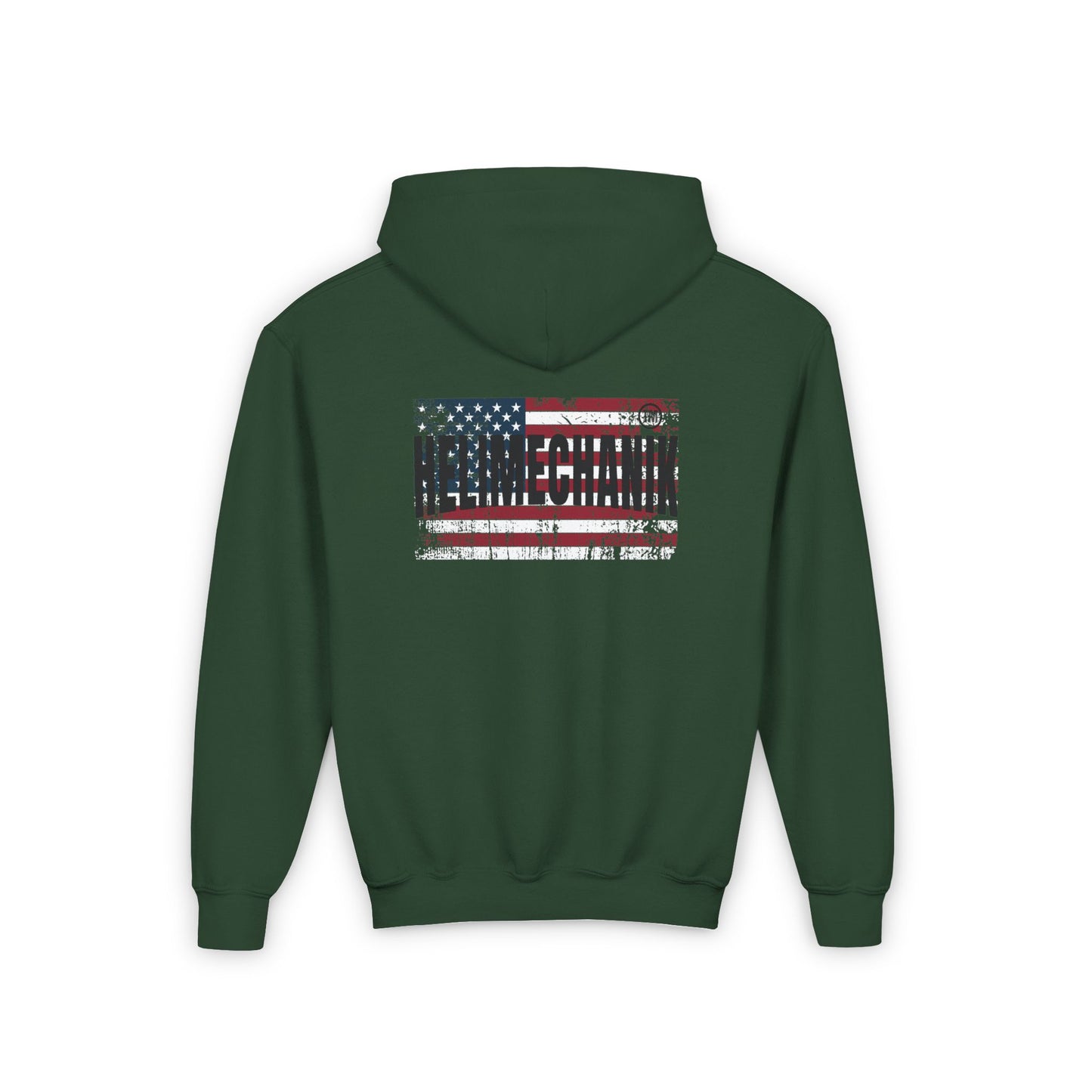 Youth, US FLAG Heavy Blend Hooded Sweatshirt