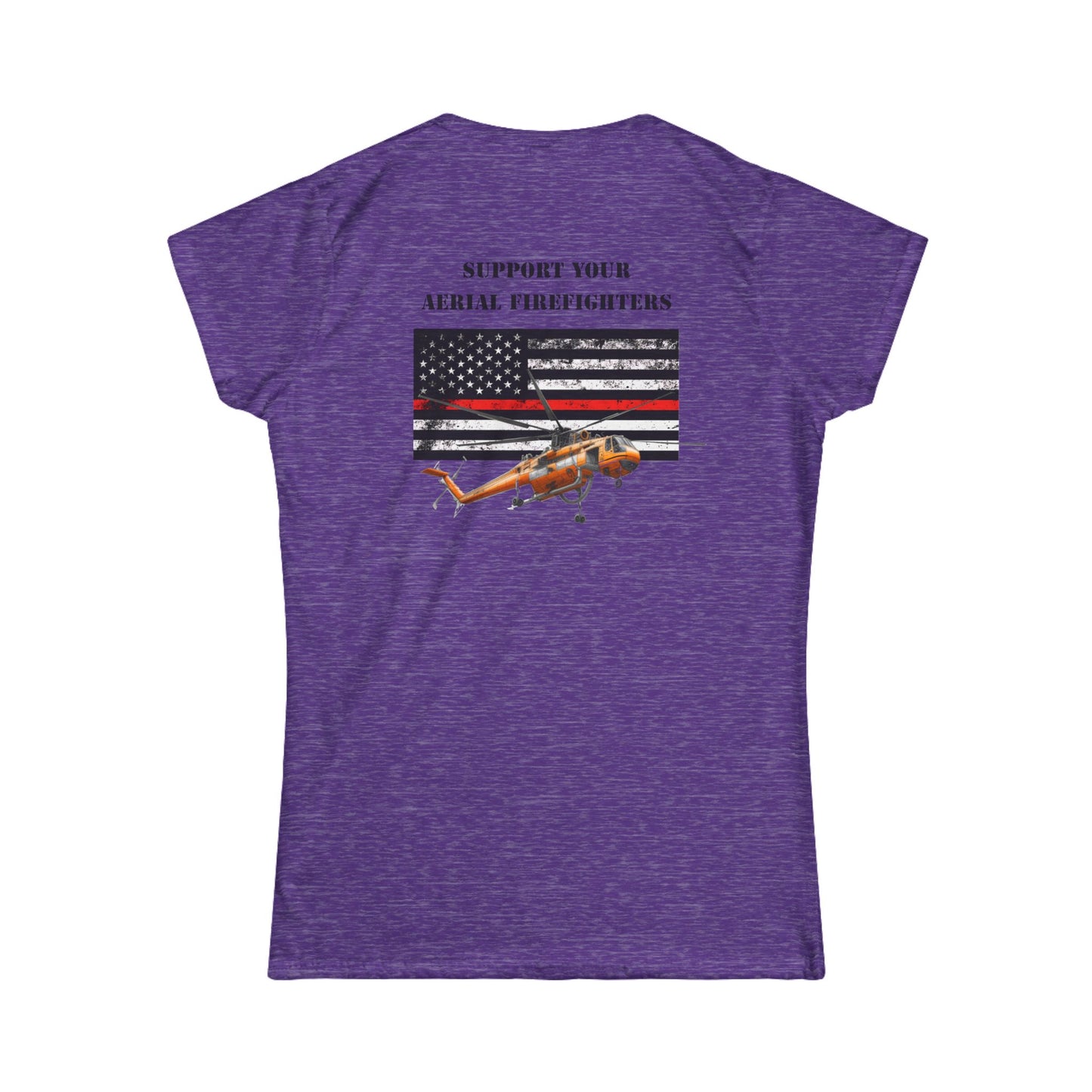 Women's, Support your Aerial Firefighter, Softstyle Tee