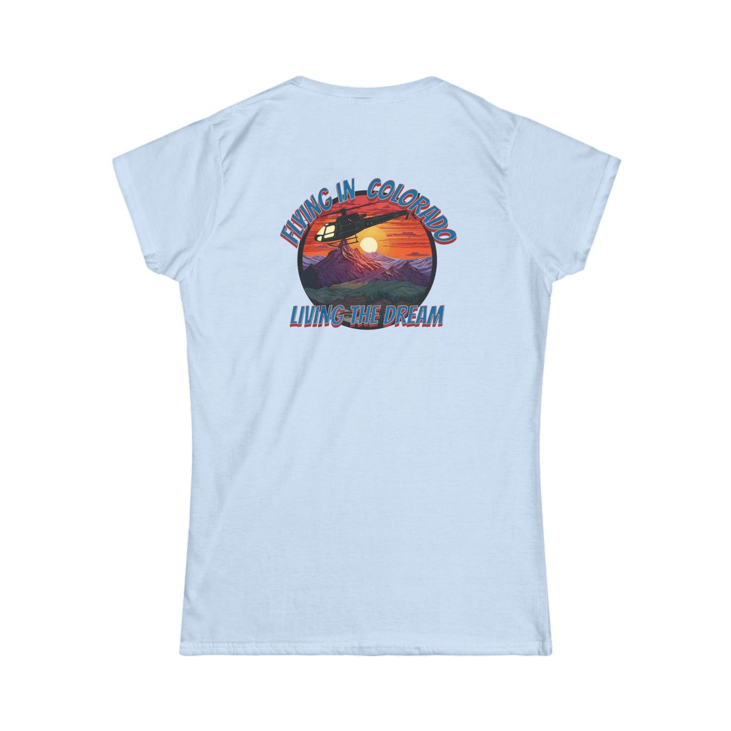 Women's, Flying in Colorado Softstyle Tee